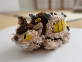 Peluche Ghibli - Chatbus avec souris 20 cm