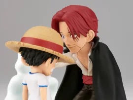 Figurine One Piece - Luffy & Shanks chibi